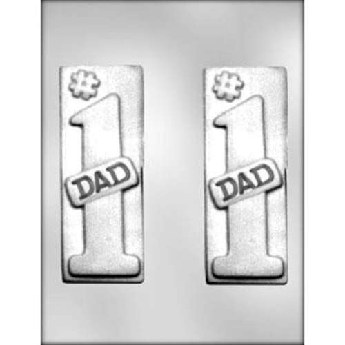 No 1 Dad Chocolate Mould - Click Image to Close